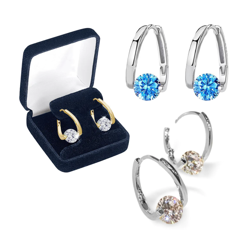 2PAIRS❤️SILVER+BLUE