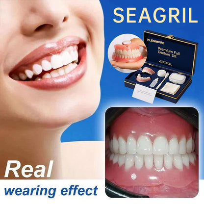 🔥Today's Special: 70% Off!(Affordable Beauty🧏‍♀️🧏‍♂️)--KLENIMORE™ --Advanced Customized Full Denture Set🦷