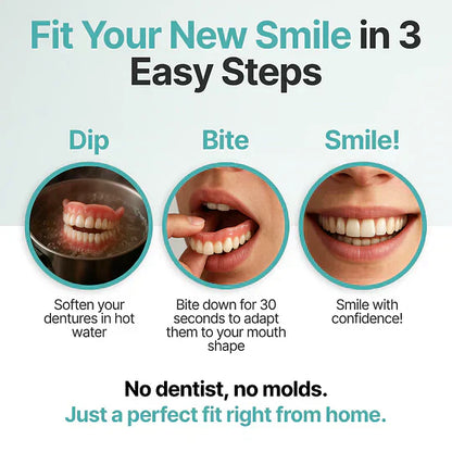 ⏰ Premium Custom Denture Set 🦷— Today's Special Offer | 😀Smile with Confidence|Buy 2 Get 1 Free