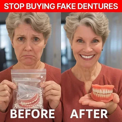 ⏰ Premium Custom Denture Set 🦷— Today's Special Offer | 😀Smile with Confidence|Buy 2 Get 1 Free